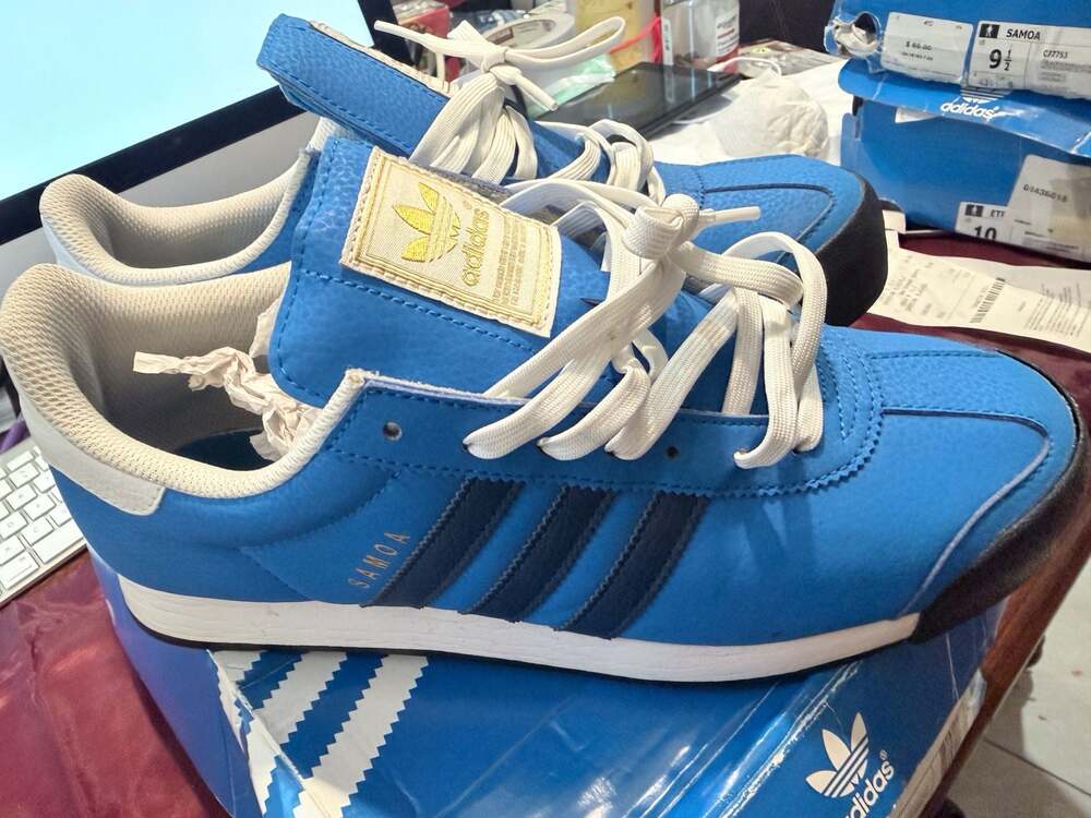 Adidas Samoa Royal Blue Cloud White Core Black F37299 Sneakers Mens Size 10